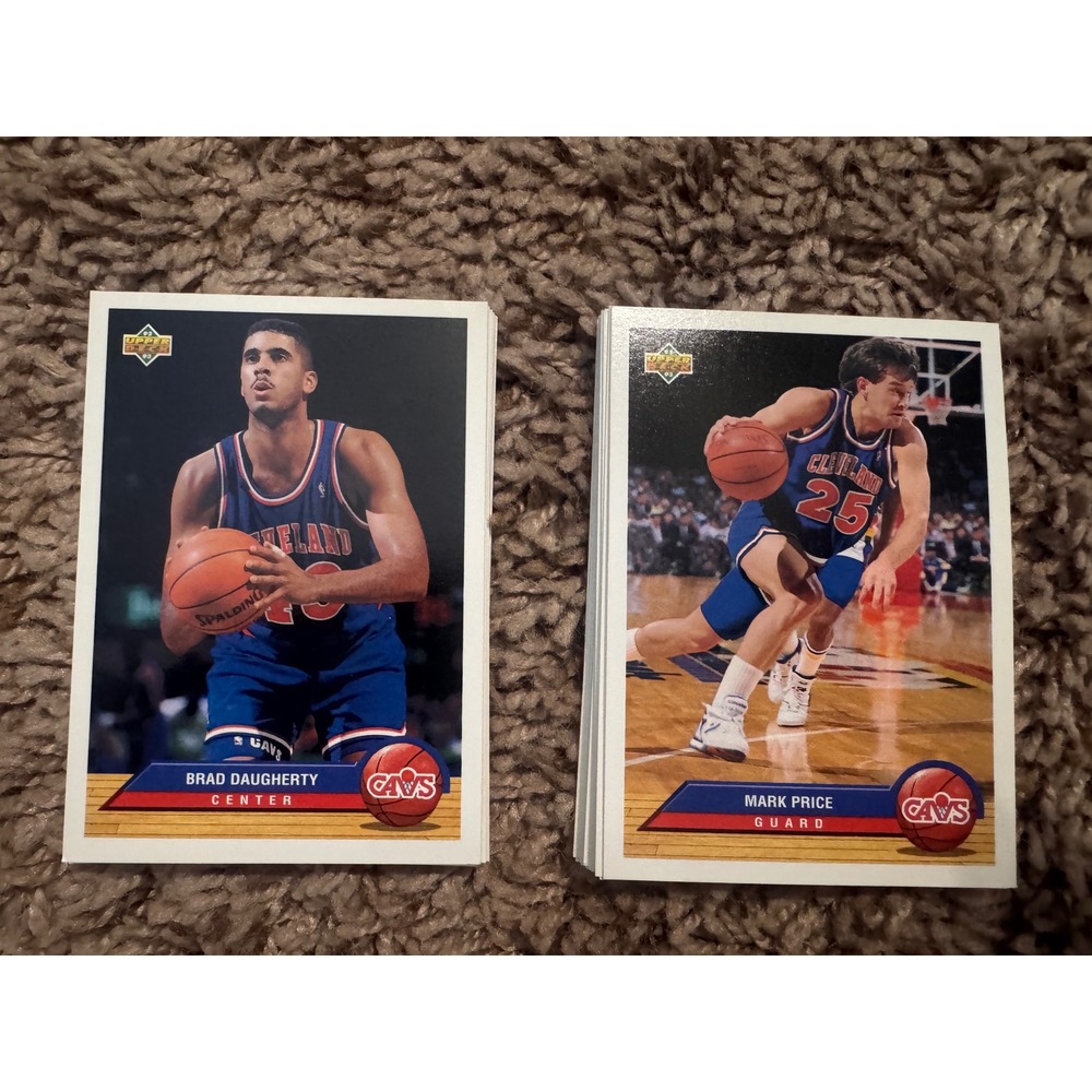1992-93 Upper Deck Cleveland Cavaliers Lot of 23 Mark Price Brad Daugherty‎ NBA